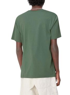 Maglietta Carhartt Pocket verde per uomo