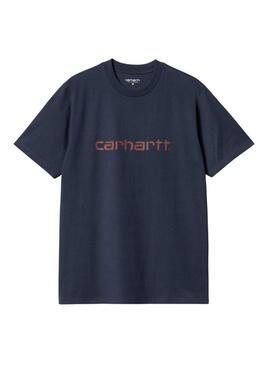 Maglietta Carhartt blu scuro per uomo