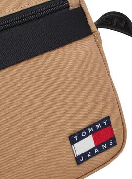 Borsa Tommy Jeans Daily Reporter marrone da uomo