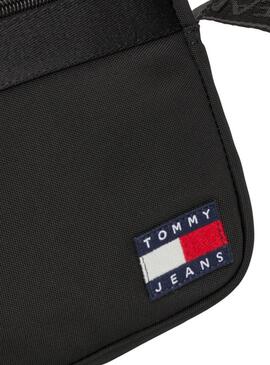 Borsa Tommy Jeans Daily Reporter nera per uomo