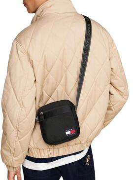 Borsa Tommy Jeans Daily Reporter nera per uomo