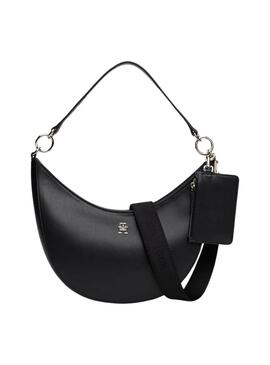 Borsa Tommy Hilfiger Saddle nera per donna