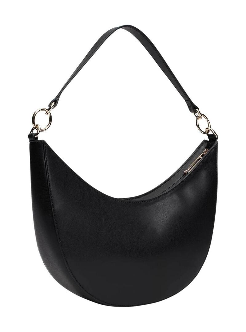 Borsa Tommy Hilfiger Saddle nera per donna