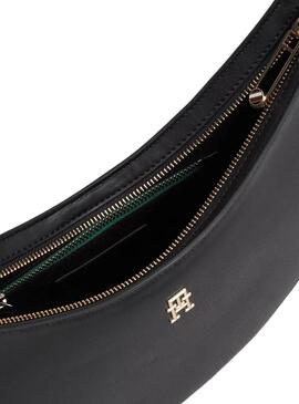 Borsa Tommy Hilfiger Saddle nera per donna