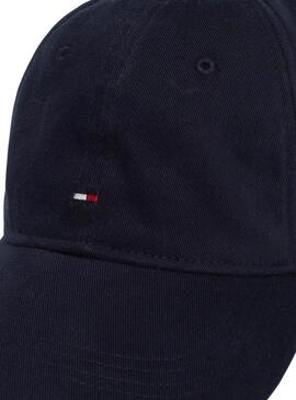 Cappellino Tommy Hilfiger Flag 85 navy per uomo.