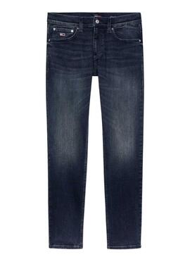 Pantaloni in denim Tommy Jeans Scanton Slim blu per uomo