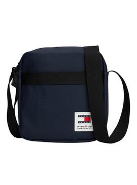 Borsa Tommy Jeans Essential Crossover Reporter blu scuro per uomo