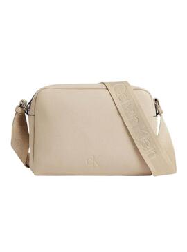 Borsa Calvin Klein Jeans Ultralight Camera Bag beige per donna