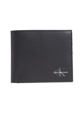 Portafoglio Calvin Klein Jeans Monogram nero