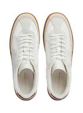 Scarpe Tommy Hilfiger Heritage Court bianche da donna