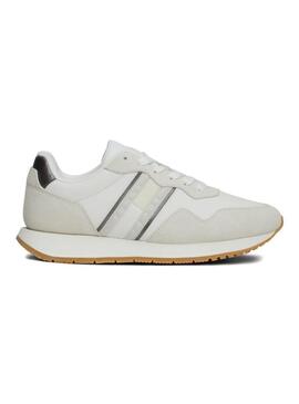 Scarpe Tommy Jeans Eva Runner bianche per donna