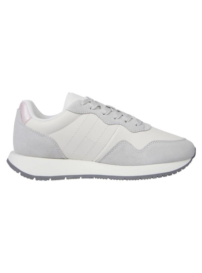 Sneakers Tommy Jeans Eva Runner grigie da donna