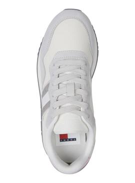 Sneakers Tommy Jeans Eva Runner grigie da donna