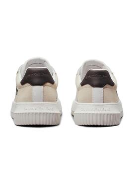 Sneakers Calvin Klein Jeans Cupsole bianche da uomo