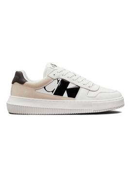 Sneakers Calvin Klein Jeans Cupsole bianche da uomo