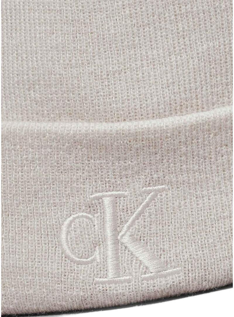 Cappello Calvin Klein Jeans Monogram beige per donna