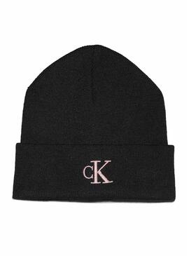 Cappello Calvin Klein Jeans Monogram nero per donna