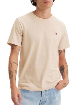 Maglietta Levi's Basic beige per uomo