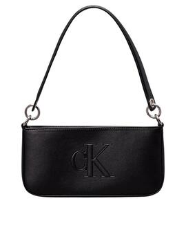 Borsa Calvin Klein Jeans Pouch nera per donna