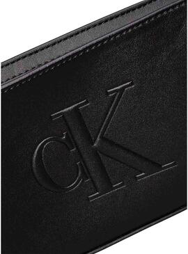 Borsa Calvin Klein Jeans Pouch nera per donna