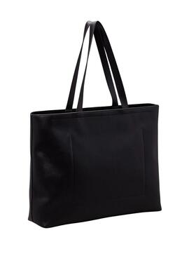 Borsa Calvin Klein Jeans Sculpted tote nera per donna