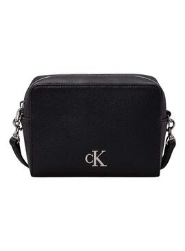 Borsa Calvin Klein Jeans Minimal Camera nera per donna