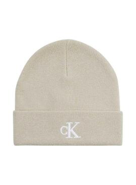 Cappello Calvin Klein Monogram beige per donna e uomo