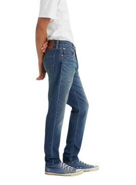 Pantaloni di jeans Levis 512 mid wash per uomo