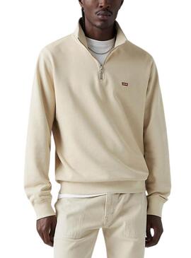 Felpa Levi's Originale HM beige per uomo