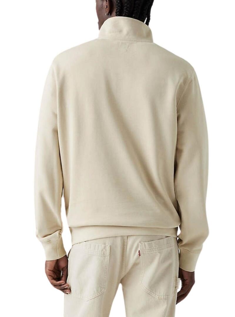 Felpa Levi's Originale HM beige per uomo