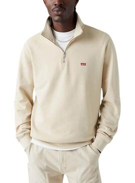 Felpa Levi's Originale HM beige per uomo