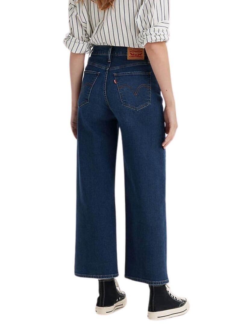 Pantaloni in denim Levis Coulotte per donna