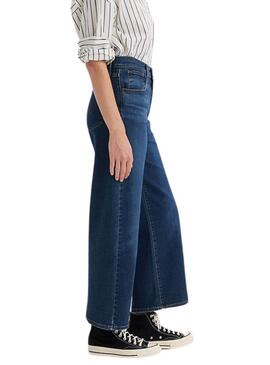 Pantaloni in denim Levis Coulotte per donna