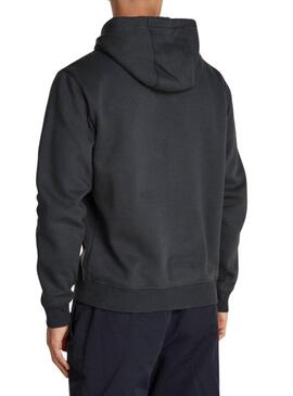 Felpa Tommy Jeans Hoodie nera per uomo