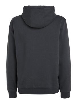 Felpa Tommy Jeans Hoodie nera per uomo