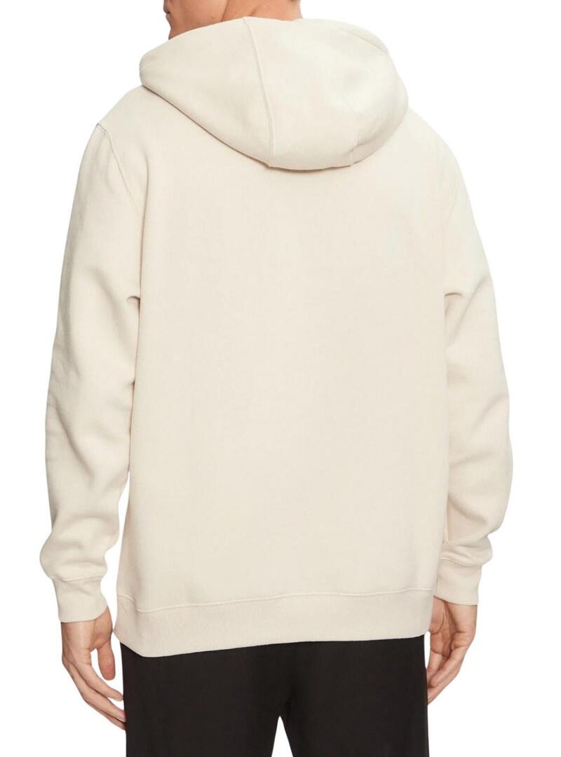 Felpa Tommy Jeans Hoodie beige per uomo