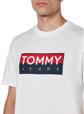 Maglietta Tommy Jeans Entry bianca per uomo