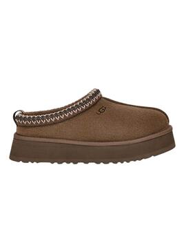 Ciabatte UGG Tasman marrone con zeppa per donna