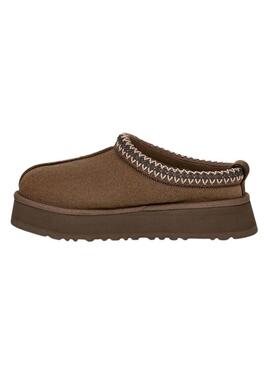 Ciabatte UGG Tasman marrone con zeppa per donna