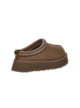 Ciabatte UGG Tasman marrone con zeppa per donna