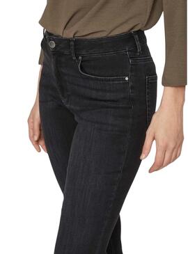 Jeans Vila Visarah denim nero per donna