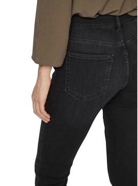 Jeans Vila Visarah denim nero per donna