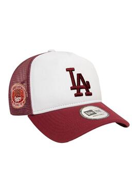 Cappello New Era World Series Trucker rosso per uomo e donna