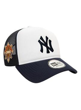 Cappellino New Era World Series Trucker blu navy per uomo e donna