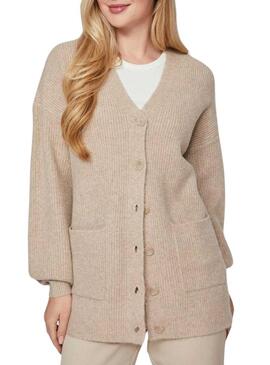 Giacca Vila Vikimmis beige per donna