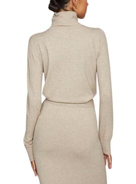 Maglione Vila Vicomfy beige per donna