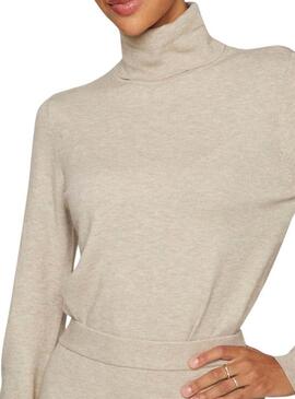 Maglione Vila Vicomfy beige per donna