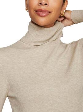 Maglione Vila Vicomfy beige per donna