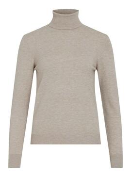 Maglione Vila Vicomfy beige per donna