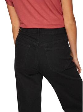 Pantaloni Vila Kelly neri da donna